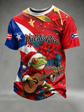 Men's  Puerto Rico Print T-Shirt