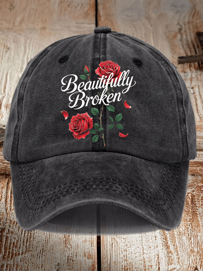 Unisex Distressed Washed Cotton Country Music Hat