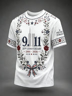 Men's "Never Forget 9/11" Design Comfortable T-Shirt