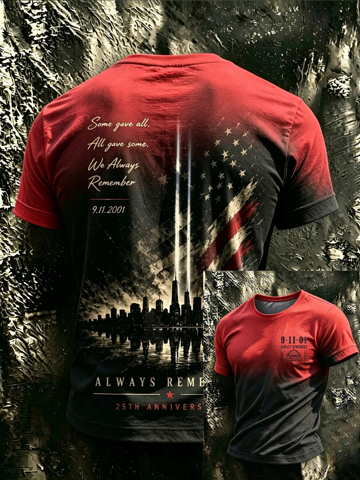 Men's 9/11 Memorial Graphic Top