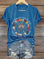 Women's The Band Imagine Printed Casual T-Shirt