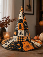 Quilted Halloween Art Witch Hat