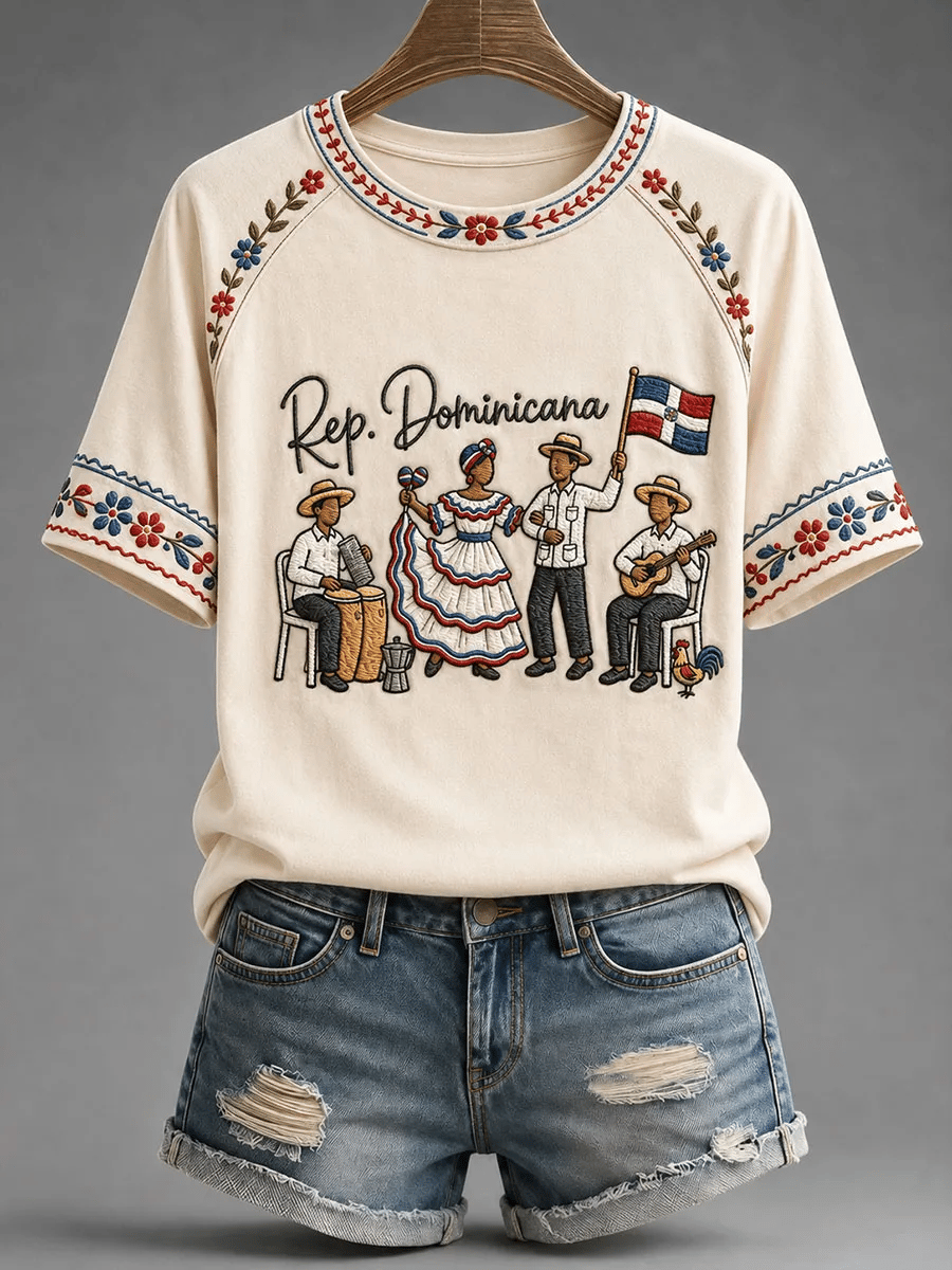 Women's República Dominicana Printed T-Shirt