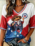 Women's V-neck T-shirt