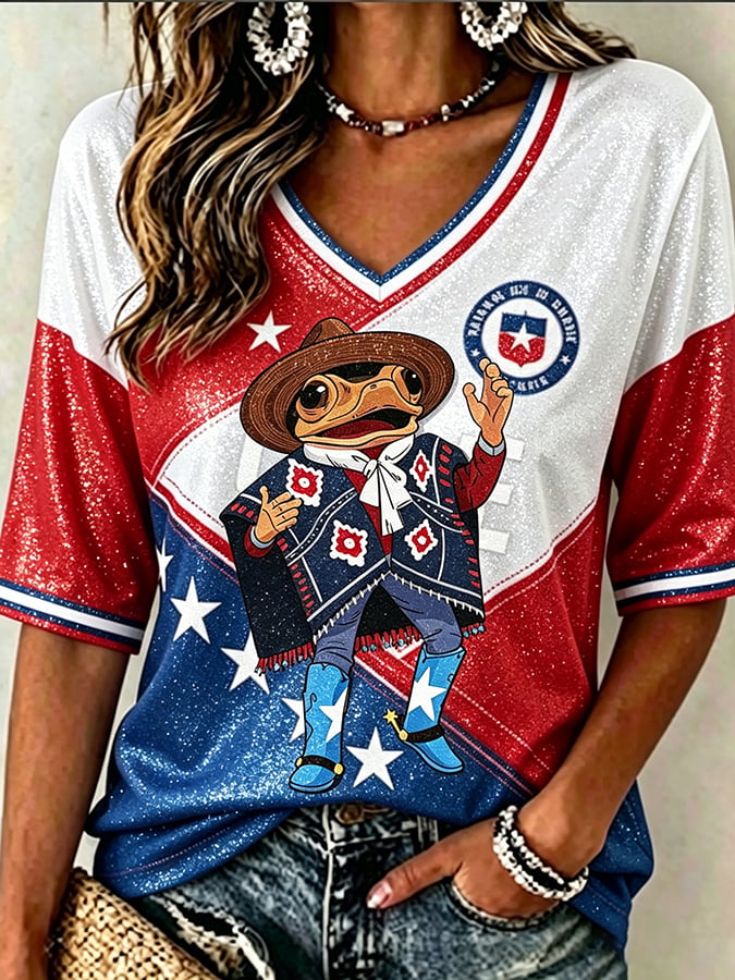 Women's V-neck T-shirt