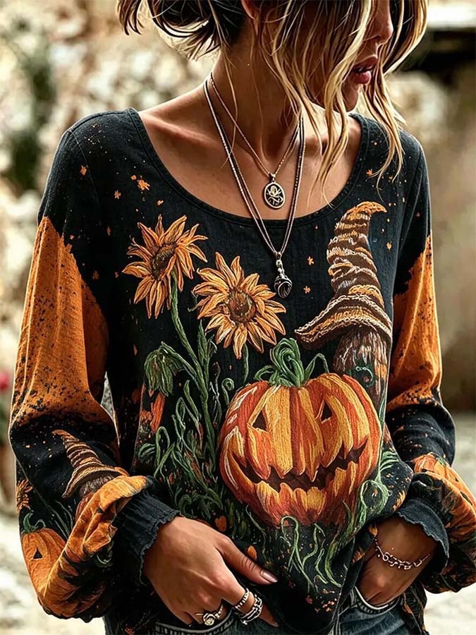 Women'S Casual Printed Top