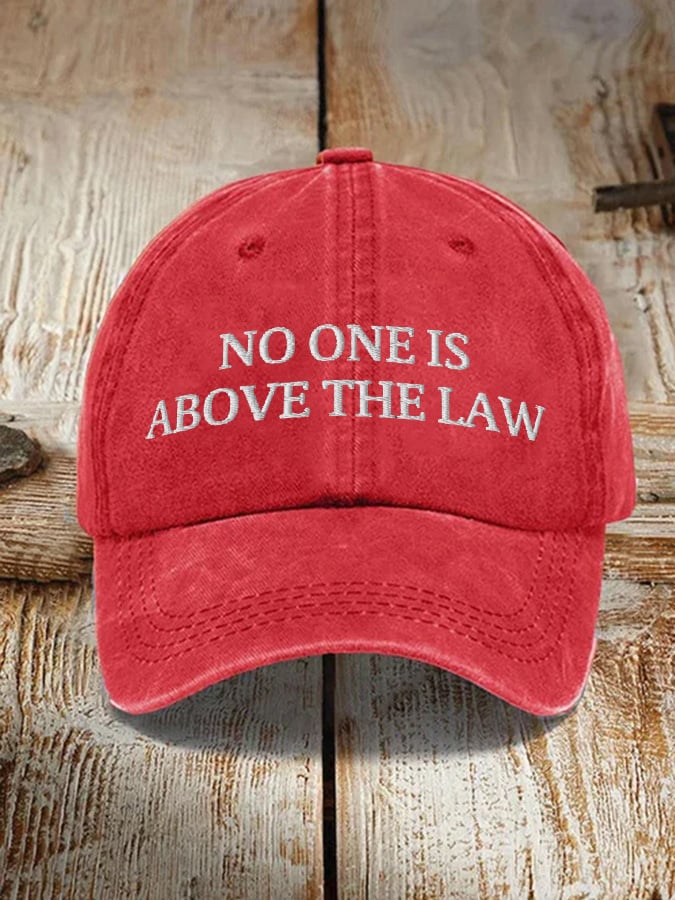 Unisex No One Is Above The Law Baseball Cap