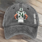 A True Jet 74 Football Art Printed Cap