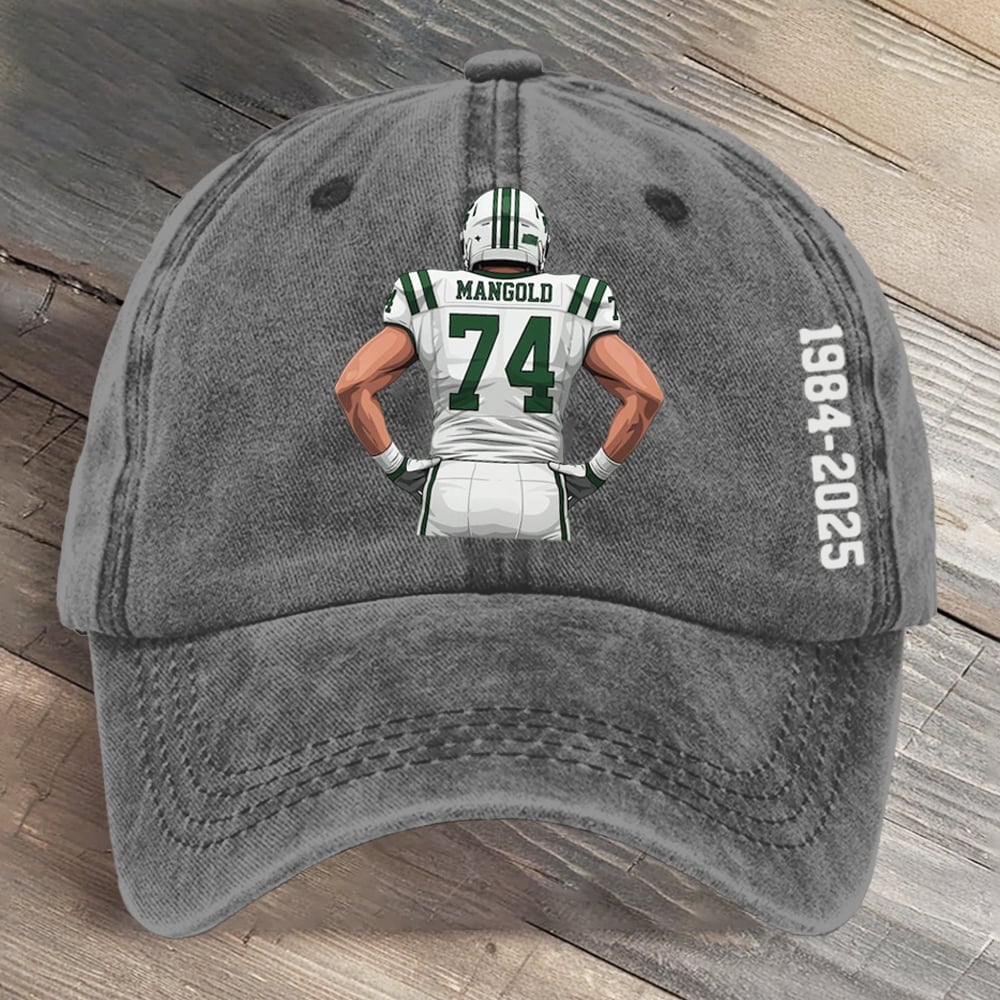 A True Jet 74 Football Art Printed Cap