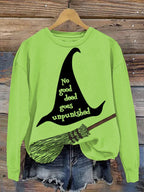 Women's Halloween Printed Casual Sweatshirt