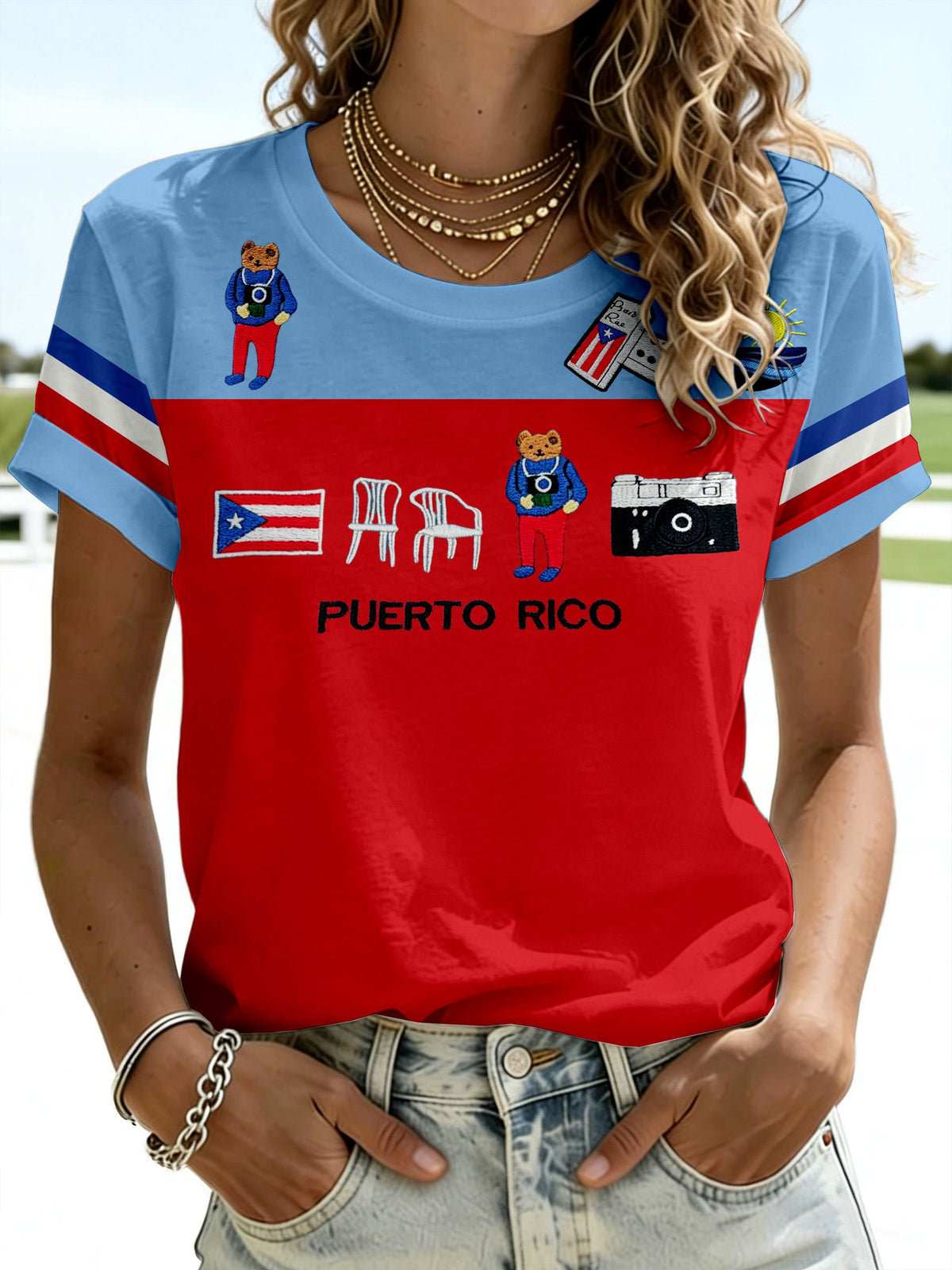 Women's Puerto Rico Printed T-shirts