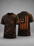 Men's Halloween Printed Short-Sleeve T-Shirt