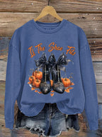 Women's Halloween Printed Casual Sweatshirt