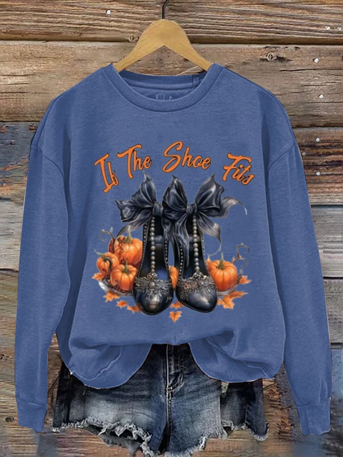 Women's Halloween Printed Casual Sweatshirt