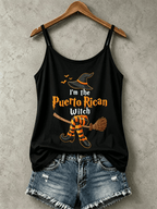 Women's "Halloween in Puerto Rico" Print Camisole