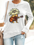 Women's Casual Printed Sweatshirt