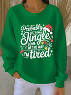 Women's Christmas Printed Sweatshirt