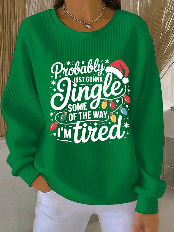 Women's Christmas Printed Sweatshirt