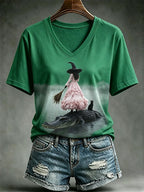 Women's Casual Print Short-Sleeve T-Shirt