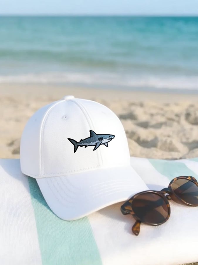 Unisex Great White Shark Baseball Cap