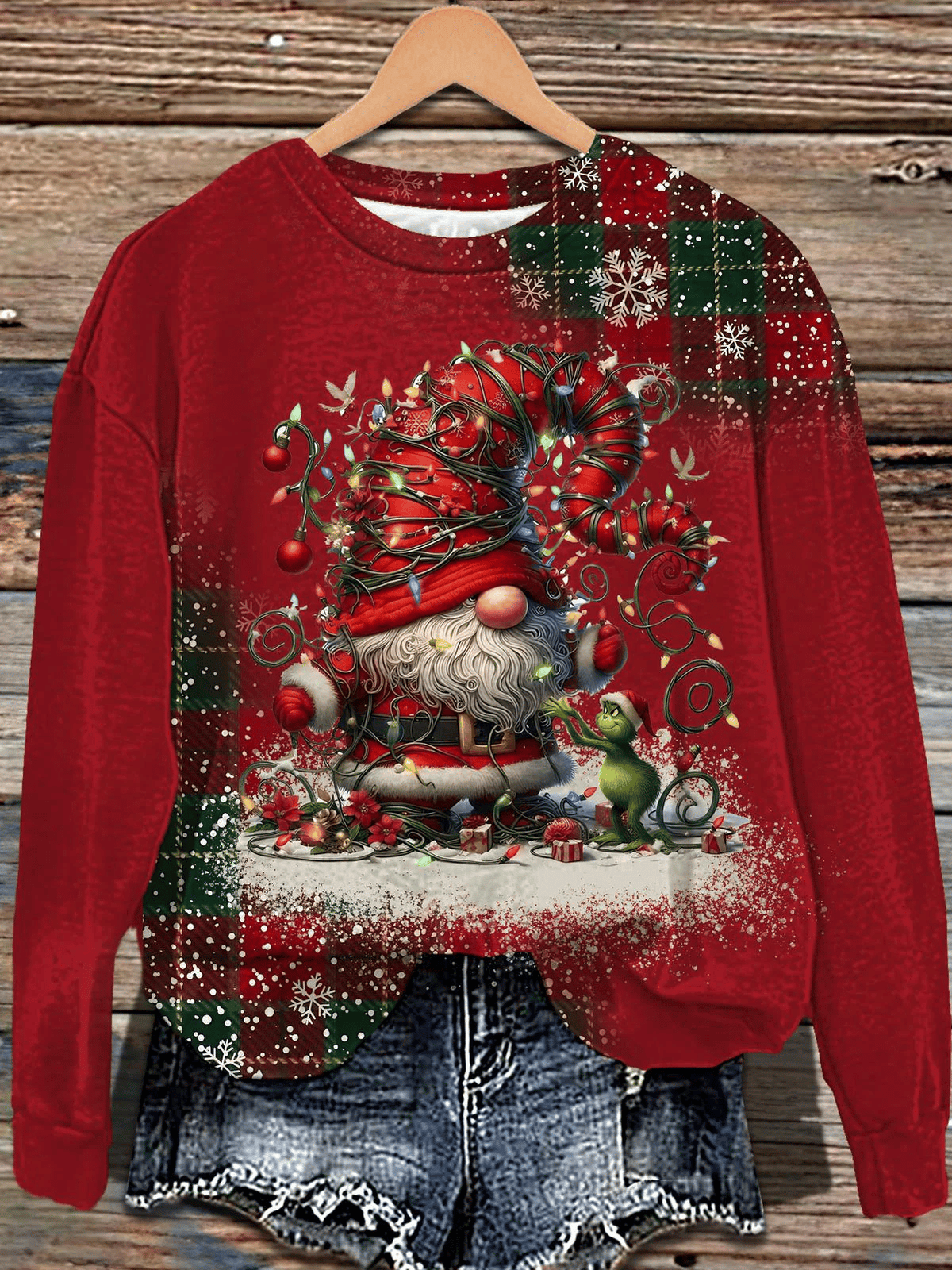Women's Christmas Print Sweatshirt