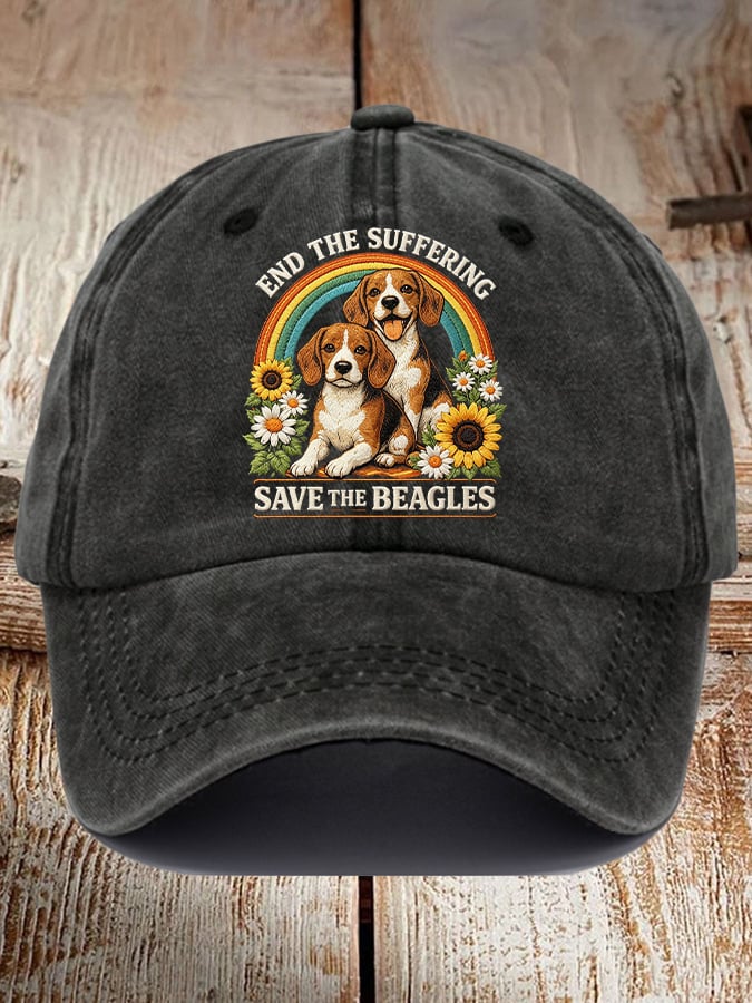 Unisex End The Suffering Save The Beagles Printed Hat
