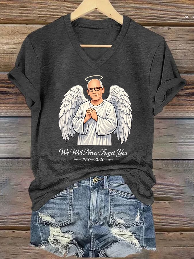 Women's Casual Printed Short-Sleeve T-Shirt