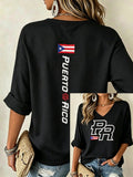Women's Puerto Rico Print Shirt
