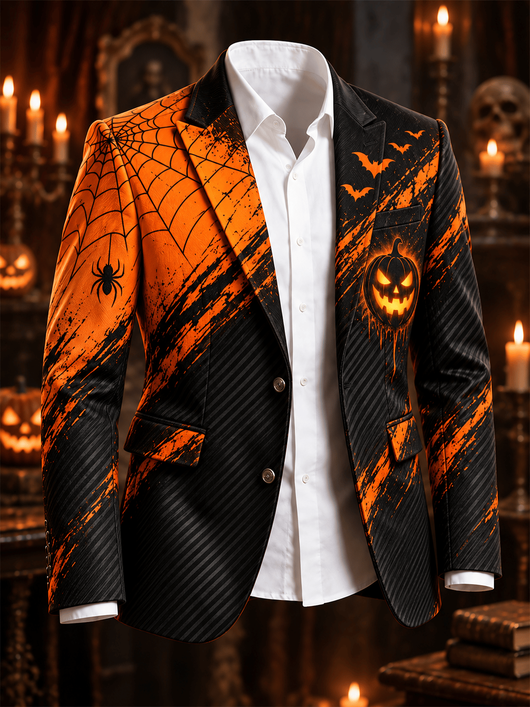 Men's Casual Halloween Blazer