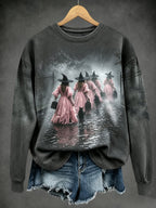 Ladies, in October we wear pink witch tops.