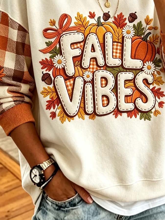 Women'S Casual Printed Sweatshirt