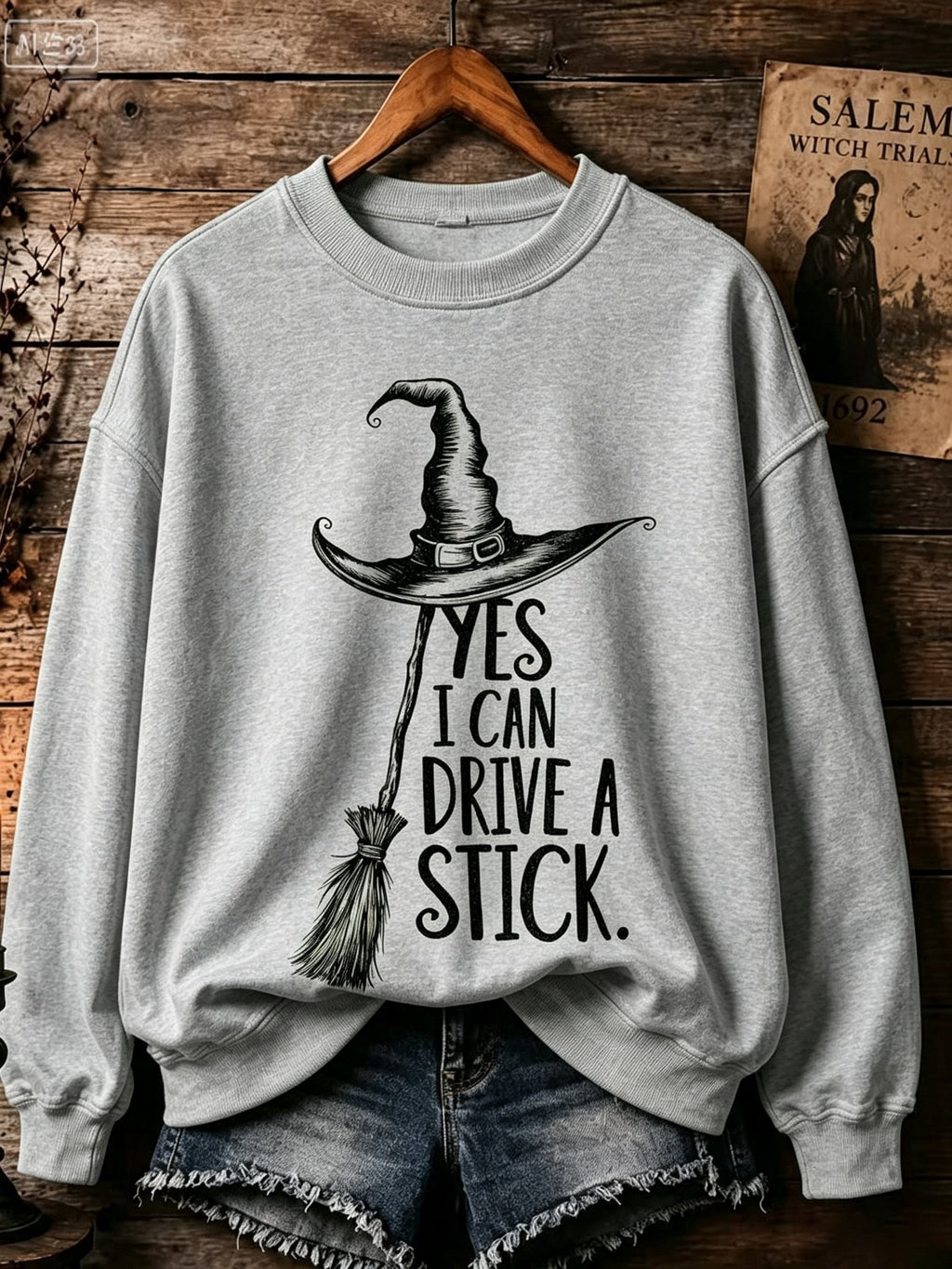 Women's Halloween Printed Sweatshirt