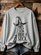 Women's Halloween Printed Sweatshirt