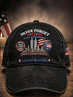 9.11 Never Forget Commemorative Printed Hat