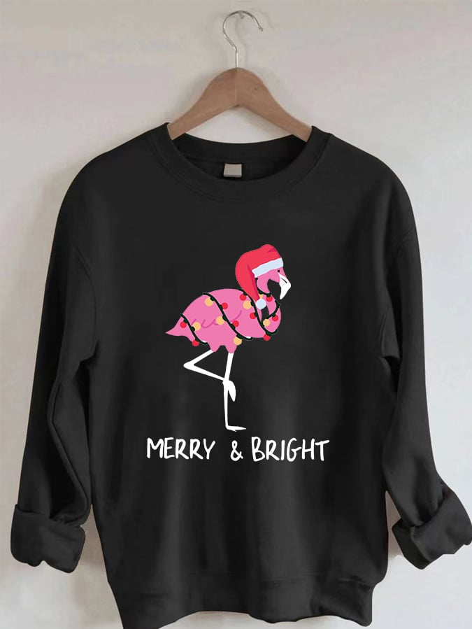 Women's Mreey And Bright Christmas Print Casual Sweatshirt
