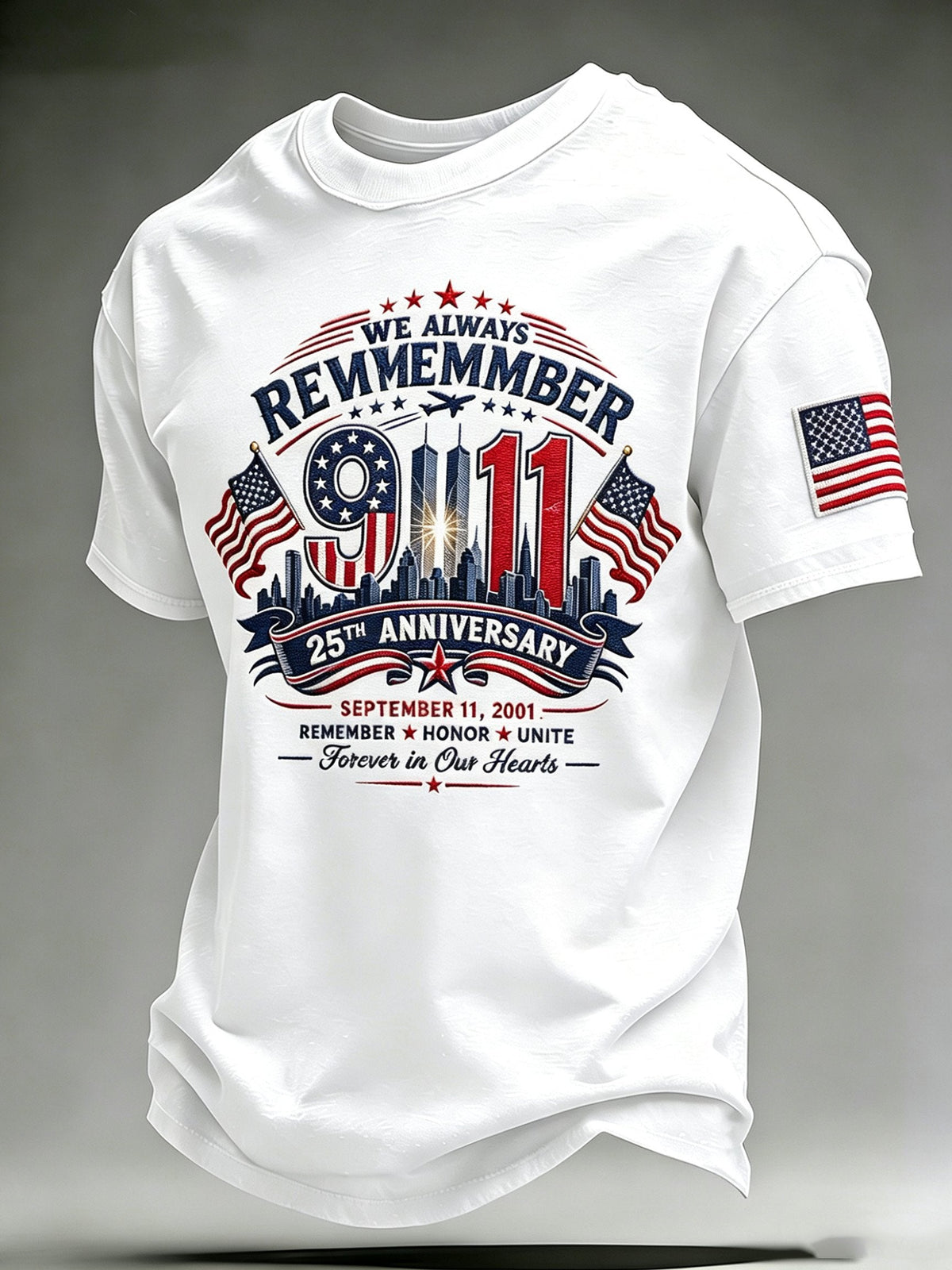 Men's 9/11 Memorial Graphic Top