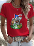 Puerto Rico Singer Benito Bowl Printed T-shirts