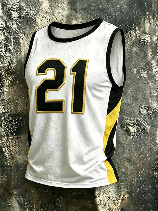 Men's Puerto Rico Baseball Print Tank Top