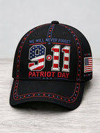 Unisex We Will Never Forget 9 11 Print Baseball Cap