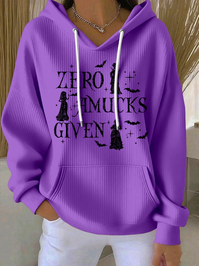 Women's Halloween Print Casual Hoodie