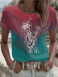 Women's Retro Remember Todd Snider Printed T-Shirt
