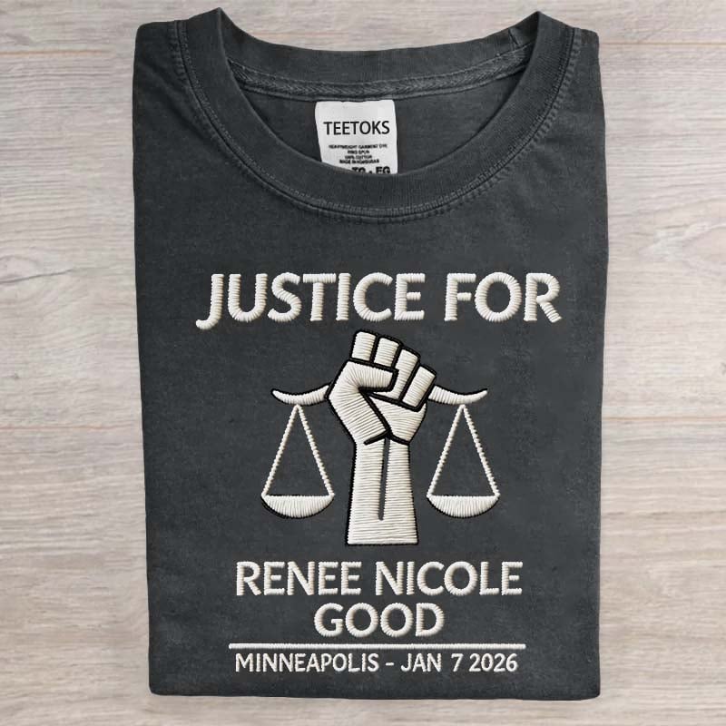 Women's Justice Light Round Neck Printed Casual T-shirt