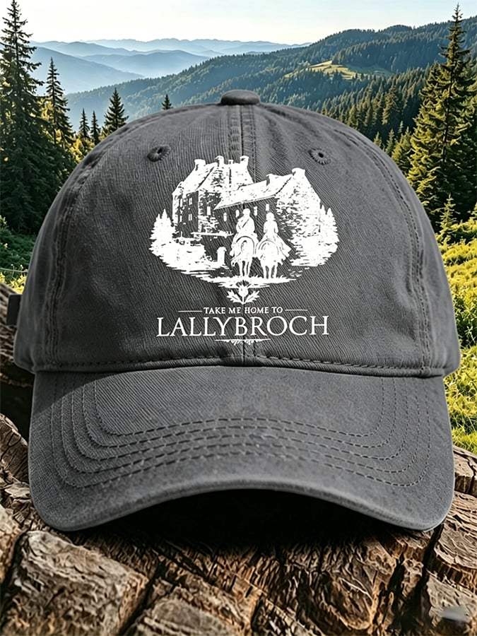 Retro Take Me Home To Lallybroch Print Baseball Cap