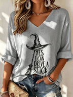 Women's Casual Halloween Printed Top