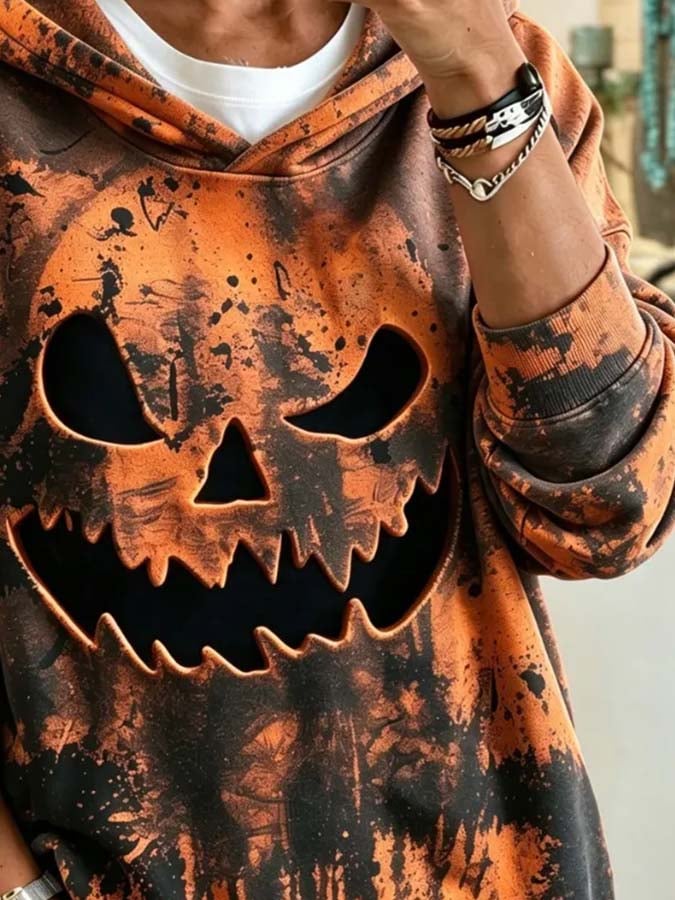 Women's Casual Printed Hoodie
