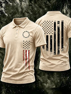 Men's USA 1776-2026 Freedom Printed Polo Shirt