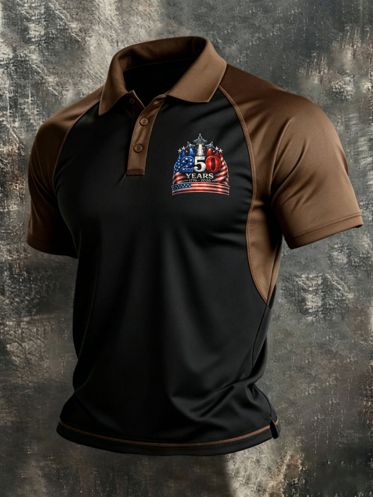 Men's American 250th Anniversary Print Polo Shirt