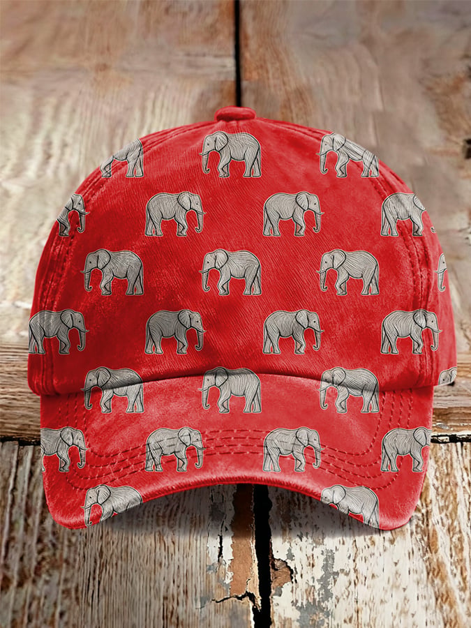 Women'S Casual Rugby Print Hat