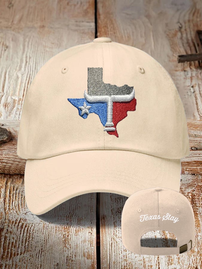 Unisex Texas Stay Print Baseball Cap