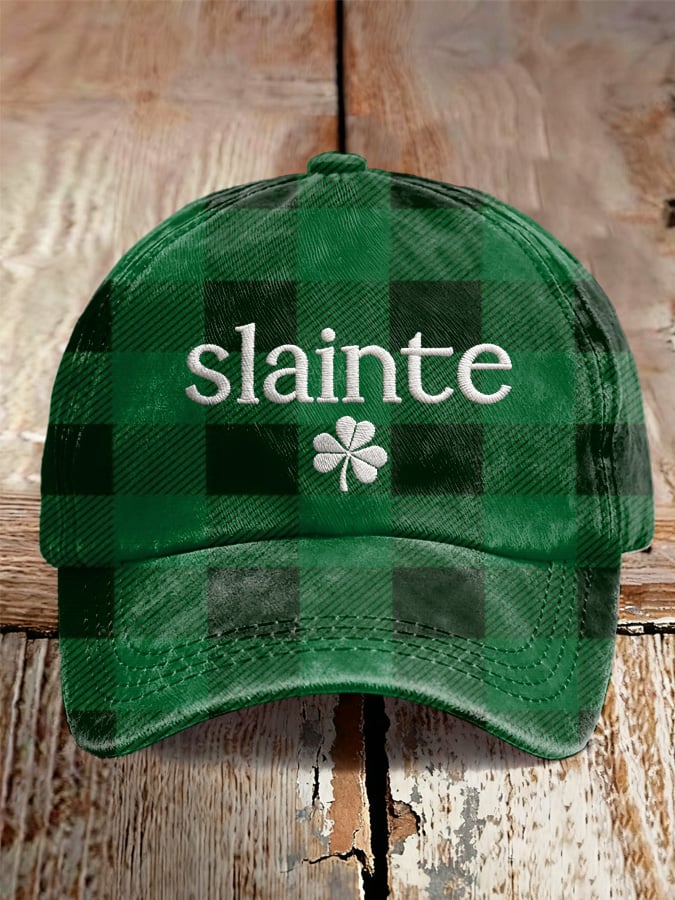 Unisex St. Patrick's Day art print hat